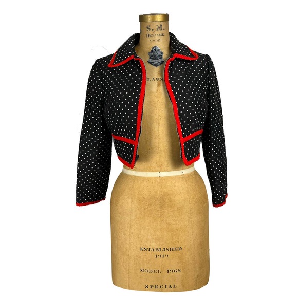 Vintage Designer Polka Dot Jacket - Picture 7 of 8